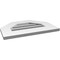 Ekena Millwork Octagonal Top Surface Mount PVC Gable Vent: Functional, w/ 3-1/2"W x 1"P Standard Frame, 20"W x 14"H GVPOT20X1401SF - alternate 5